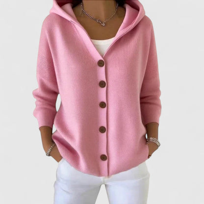 Women's Cardigan Hooded Relaxed Fit by Selouva