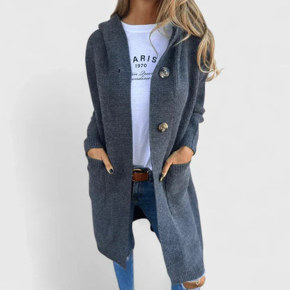 Women's Cardigan Knit with Pockets by Selouva