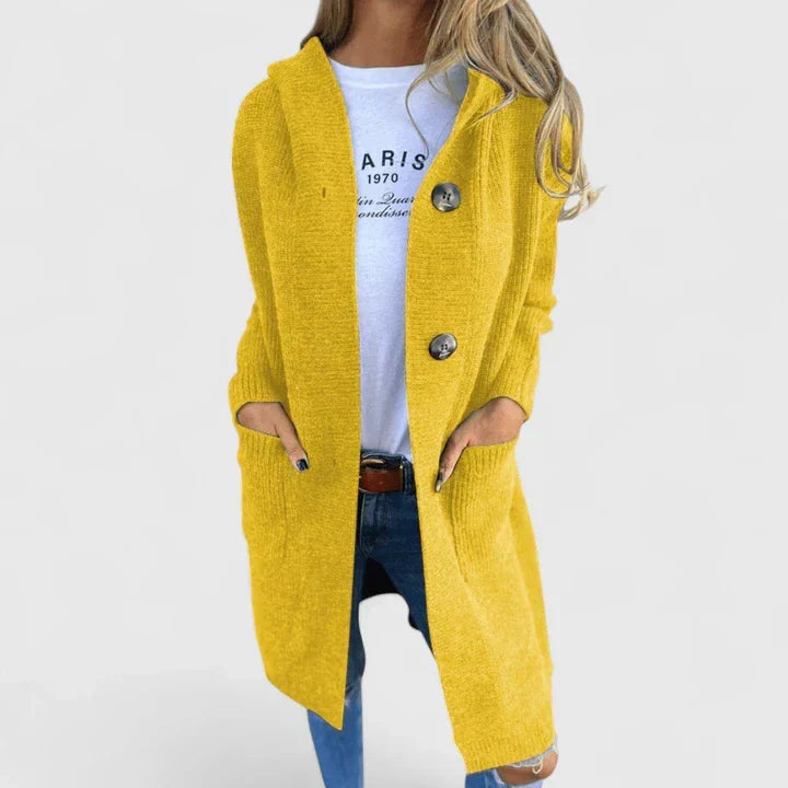 Women's Cardigan Knit with Pockets by Selouva