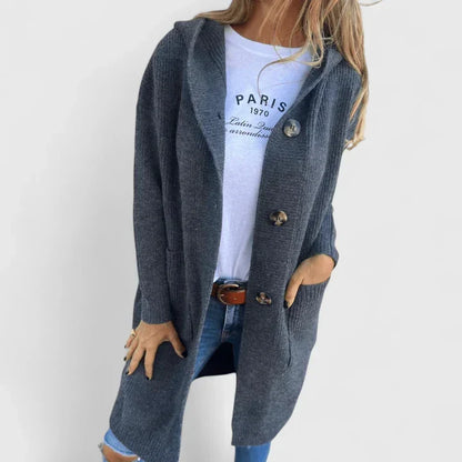 Women's Cardigan Knit with Pockets by Selouva