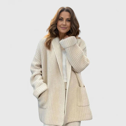 Women's Cardigan Open Front Relaxed by Selouva