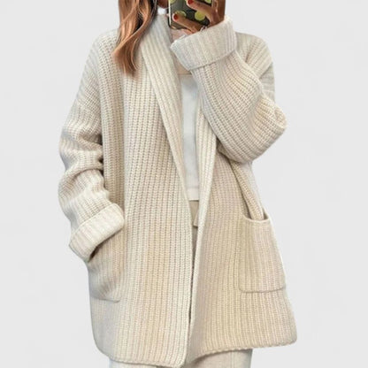 Women's Cardigan Open Front Relaxed by Selouva