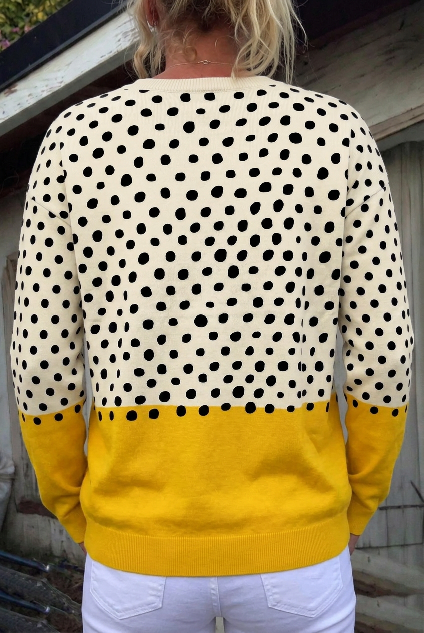 Women's Cardigan Polka Dot Chic by Selouva