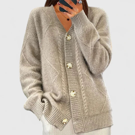 Women's Cardigan V-Neck Comfort by Selouva