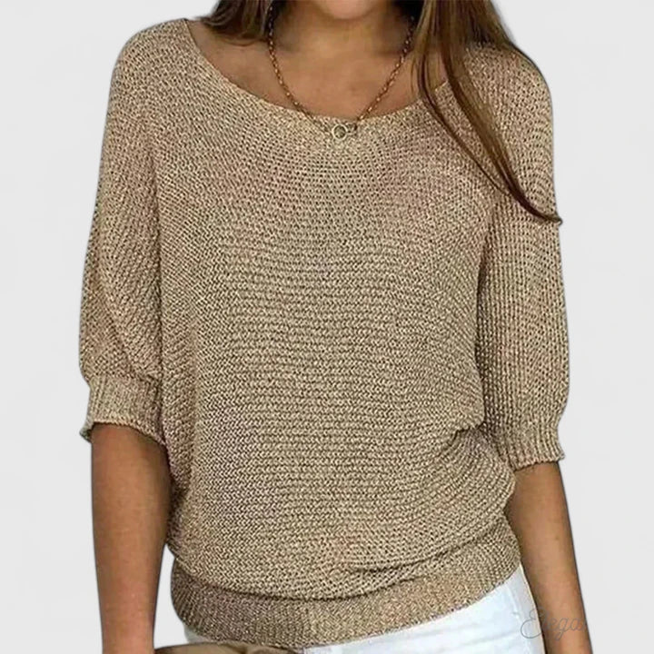 Kalyndrae Cozy Knit Sweater For Women Soft Relaxed Fit by Selouva