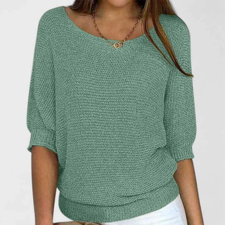 Kalyndrae Cozy Knit Sweater For Women Soft Relaxed Fit by Selouva