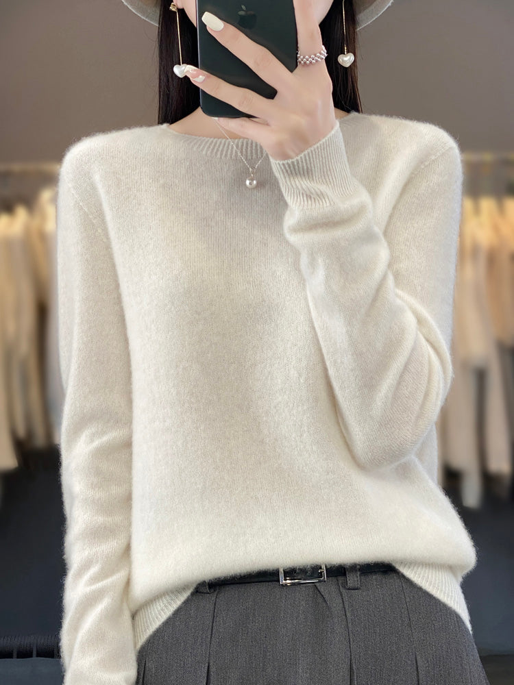 Rizalinda Cozy Turquoise Soft Knit Sweater With Relaxed Fit by Selouva