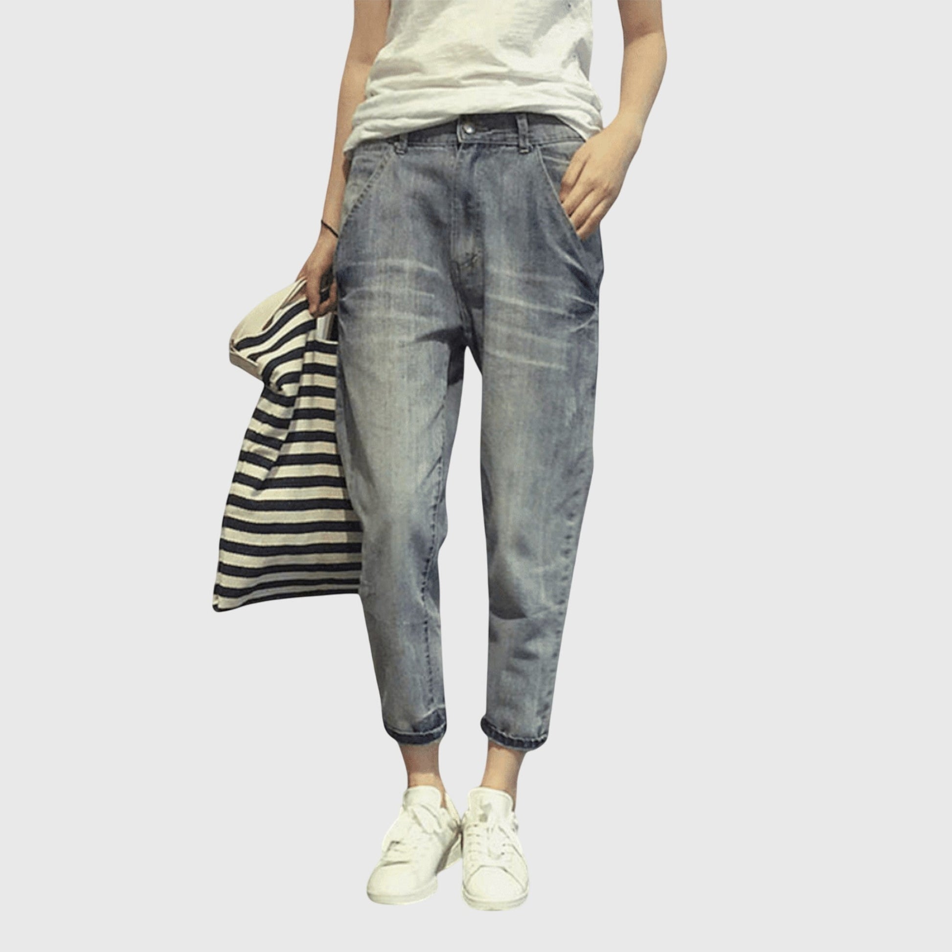 Charlotte Unique Denim Pants For Women With Modern Design by Selouva