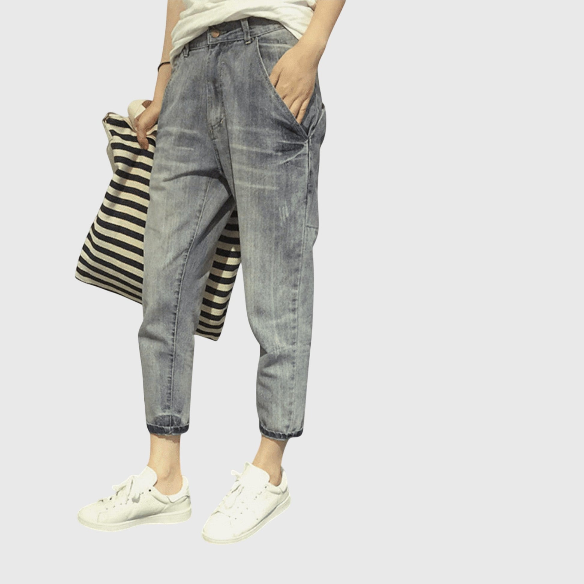 Charlotte Unique Denim Pants For Women With Modern Design by Selouva