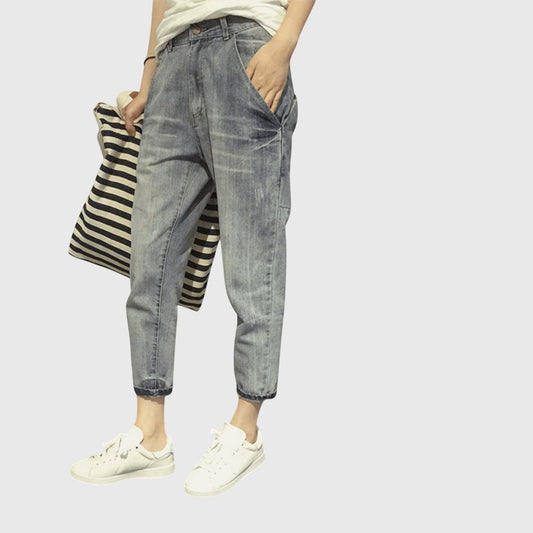 Charlotte Unique Denim Pants For Women With Modern Design by Selouva