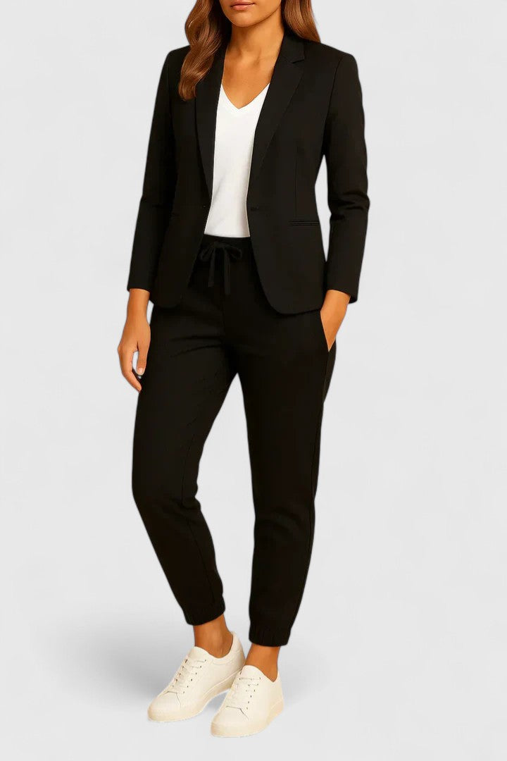 Women's Elegant Blazer &amp; Jogger Set by Selouva
