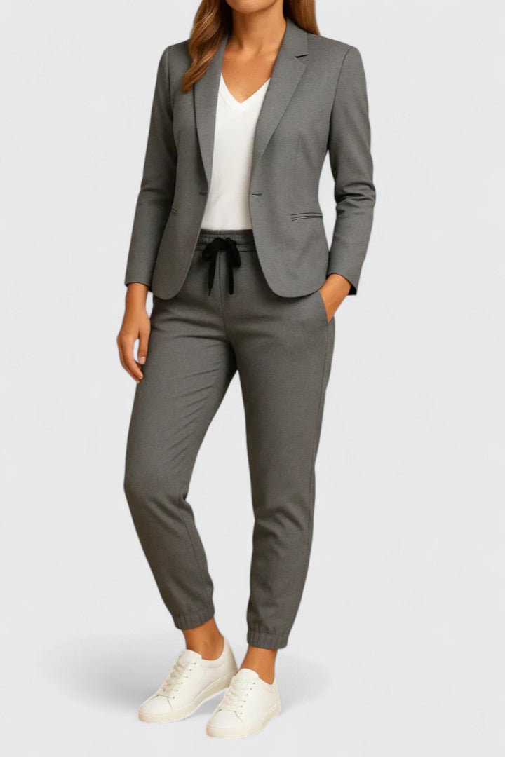 Women's Elegant Blazer &amp; Jogger Set by Selouva