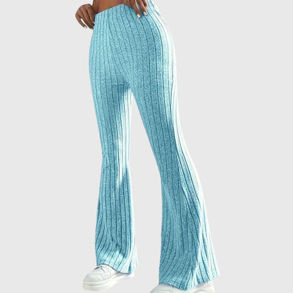 Jennifer Elegant Trousers Tailored Lightweight Spring Pants by Selouva