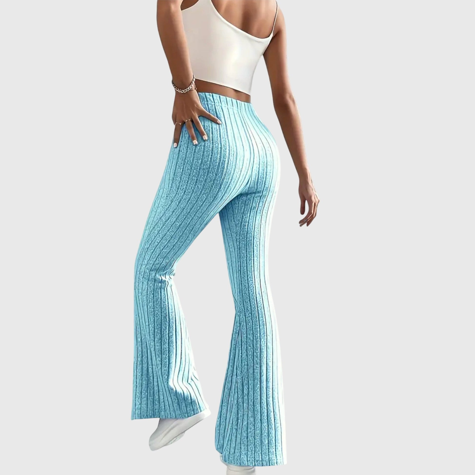 Jennifer Elegant Trousers Tailored Lightweight Spring Pants by Selouva