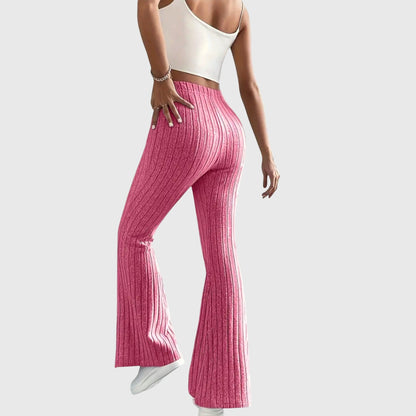 Jennifer Elegant Trousers Tailored Lightweight Spring Pants by Selouva