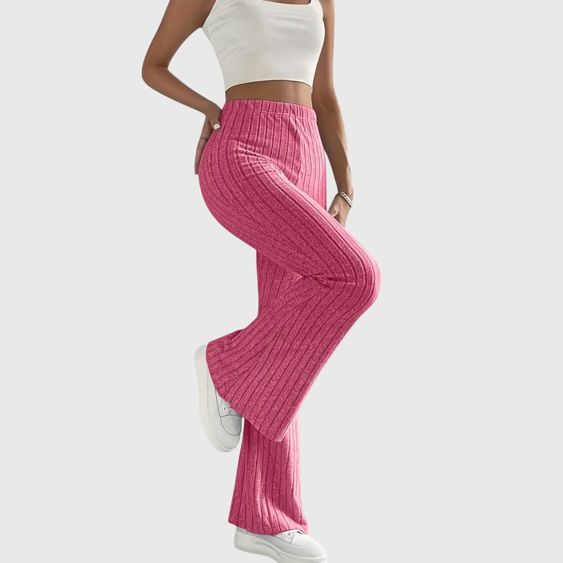 Jennifer Elegant Trousers Tailored Lightweight Spring Pants by Selouva