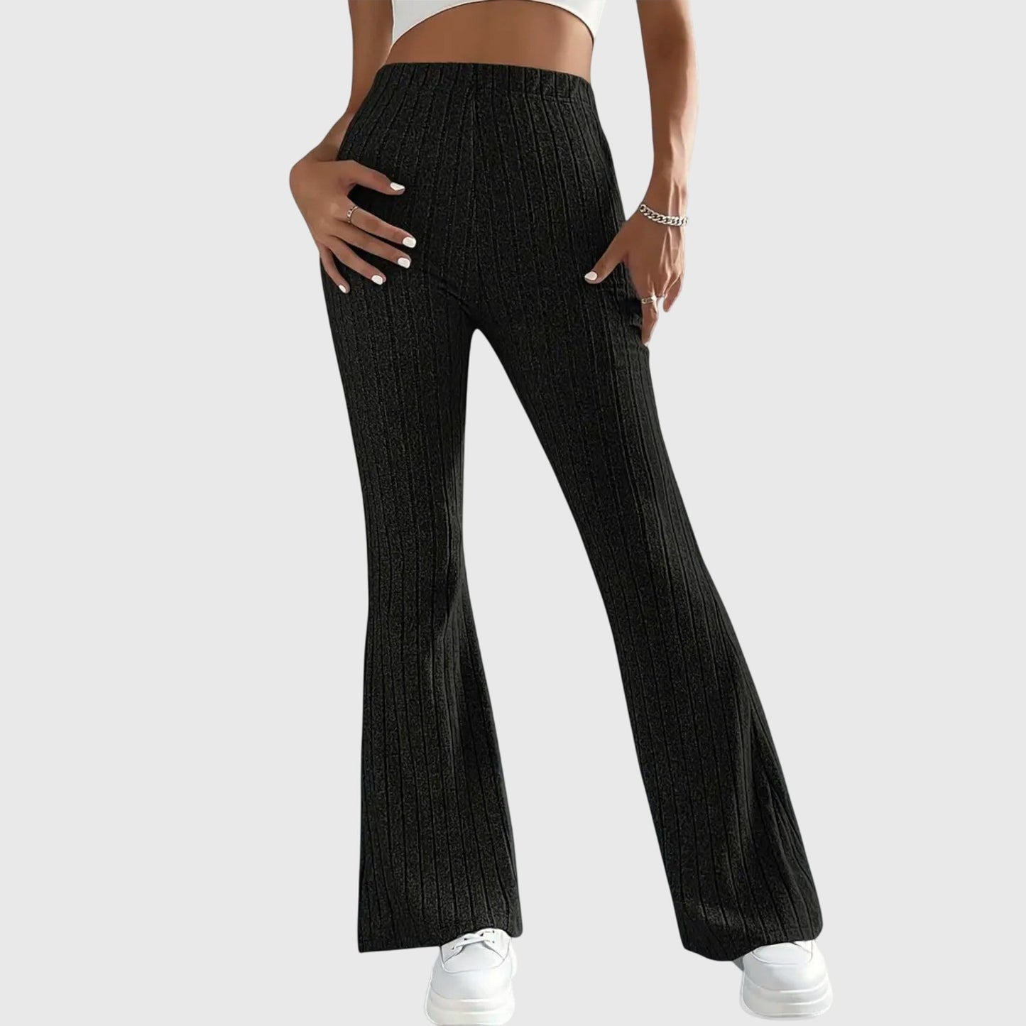 Jennifer Elegant Trousers Tailored Lightweight Spring Pants by Selouva
