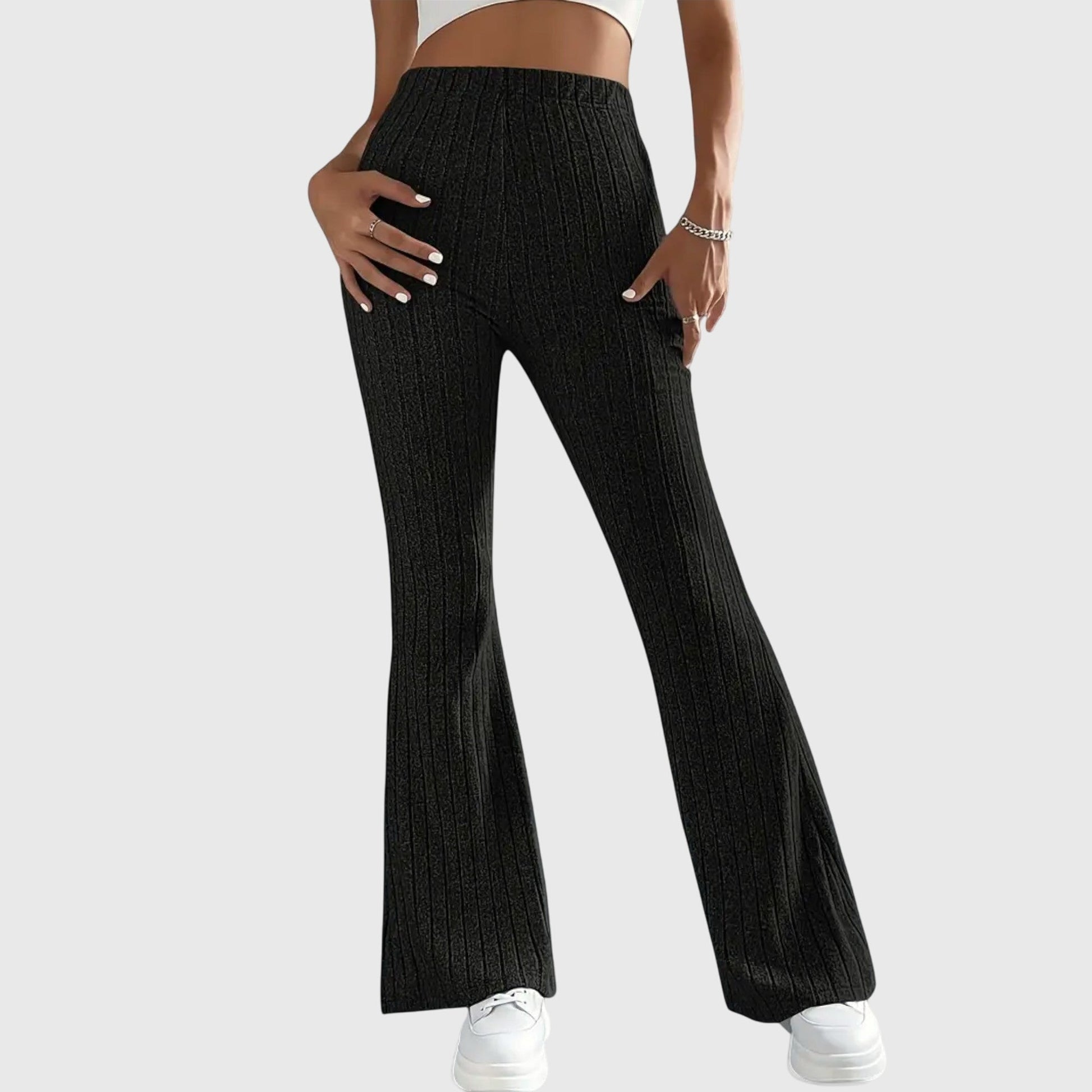 Jennifer Elegant Trousers Tailored Lightweight Spring Pants by Selouva