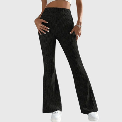 Jennifer Elegant Trousers Tailored Lightweight Spring Pants by Selouva