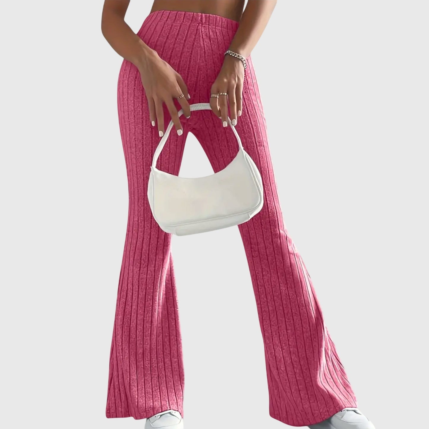 Jennifer Elegant Trousers Tailored Lightweight Spring Pants by Selouva