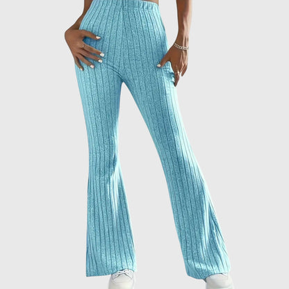 Jennifer Elegant Trousers Tailored Lightweight Spring Pants by Selouva