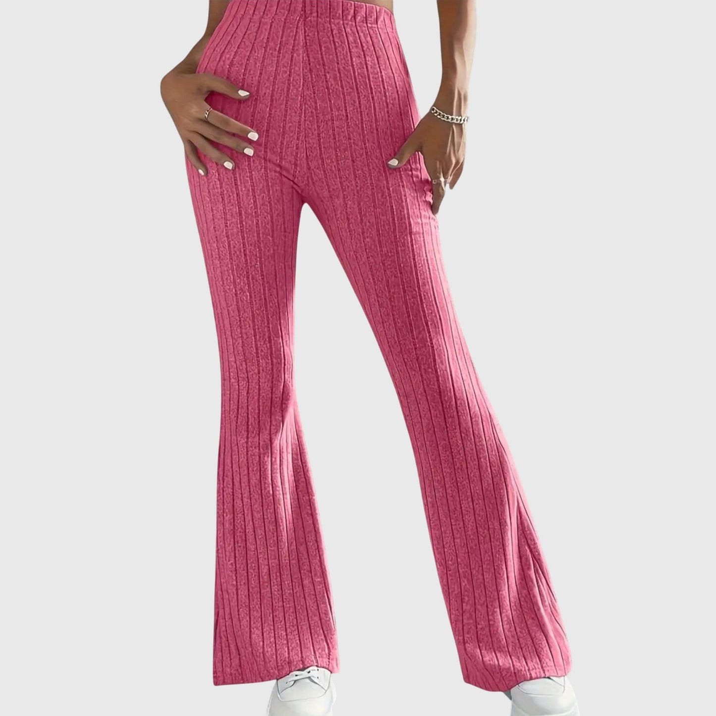 Jennifer Elegant Trousers Tailored Lightweight Spring Pants by Selouva