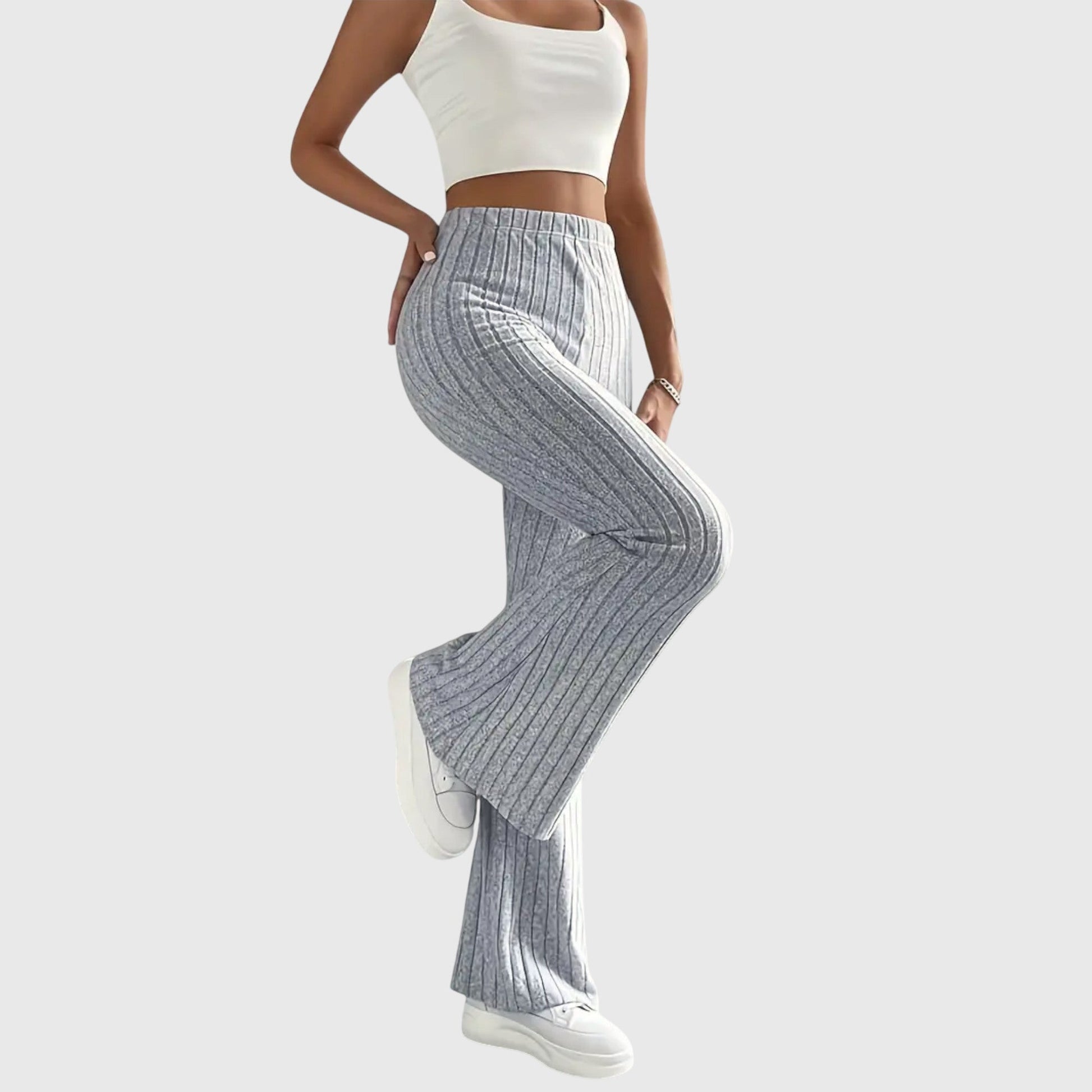 Jennifer Elegant Trousers Tailored Lightweight Spring Pants by Selouva