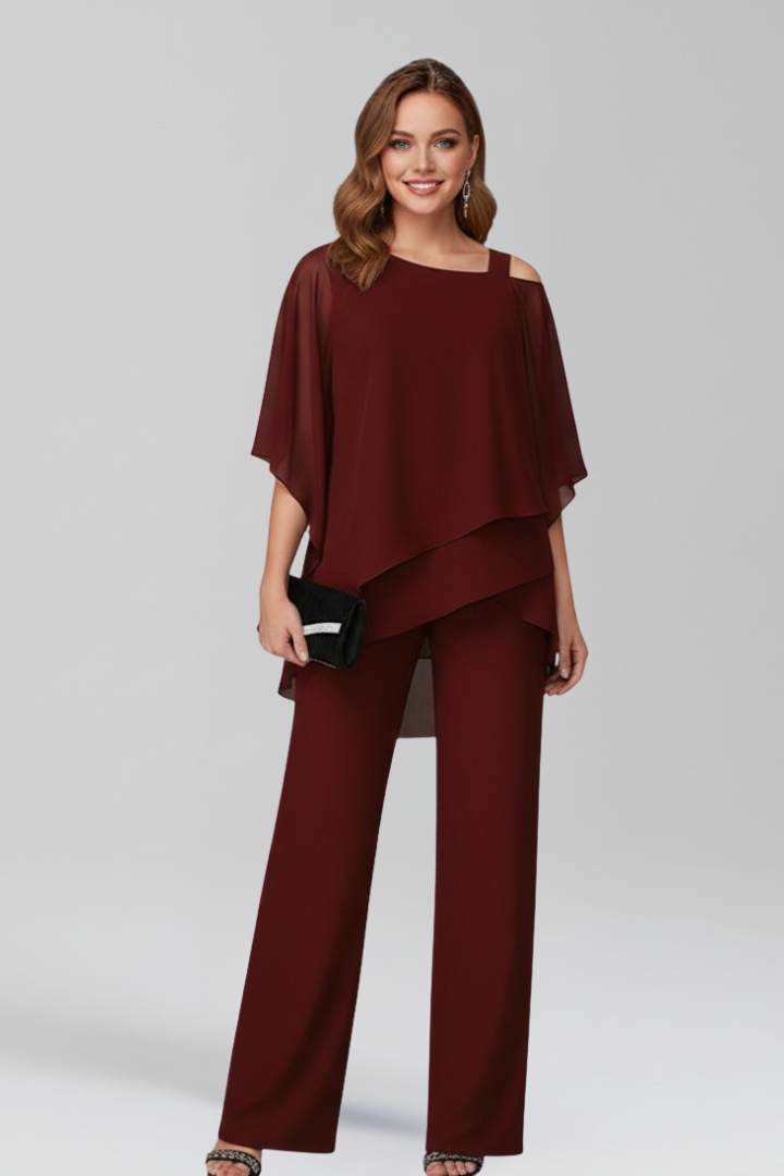 Women's Elegant Wide-Leg Jumpsuit by Selouva