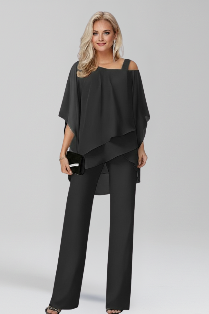 Women's Elegant Wide-Leg Jumpsuit by Selouva