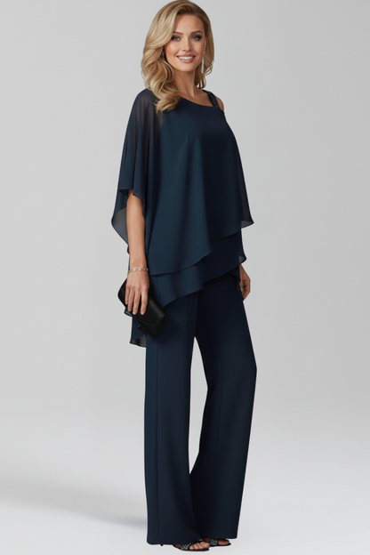 Women's Elegant Wide-Leg Jumpsuit by Selouva