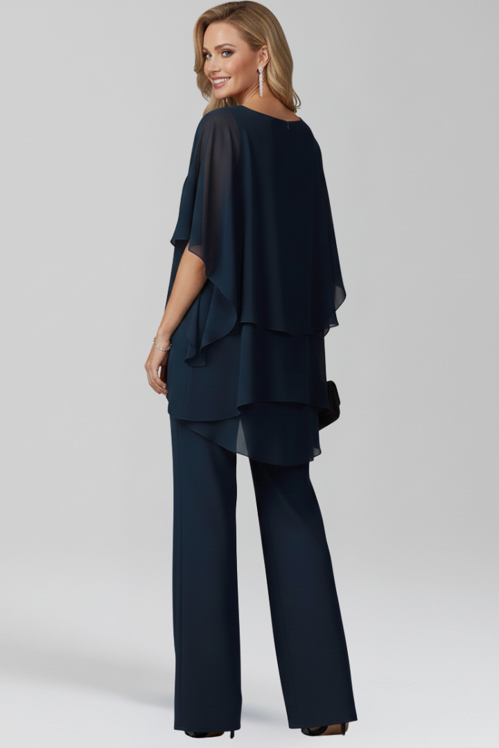 Women's Elegant Wide-Leg Jumpsuit by Selouva