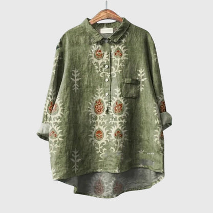 Elly Floral Print Blouse Lightweight Comfort for Everyday Wear by Selouva