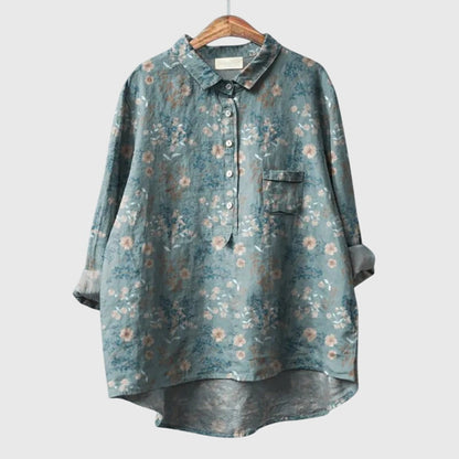Elly Floral Print Blouse Lightweight Comfort for Everyday Wear by Selouva