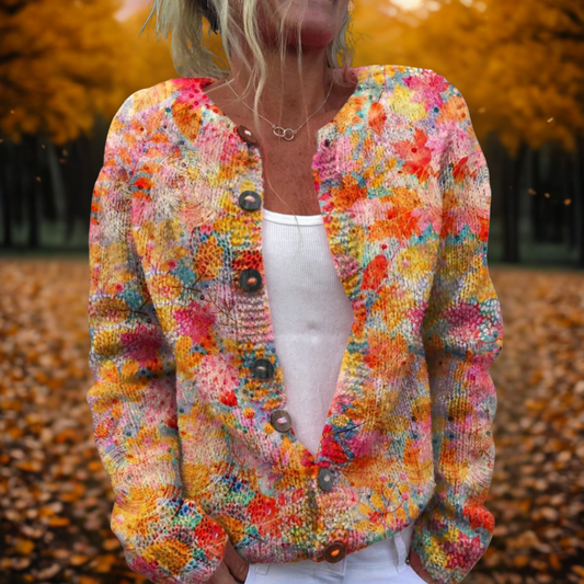 Women's Floral Cardigan for Fall by Selouva