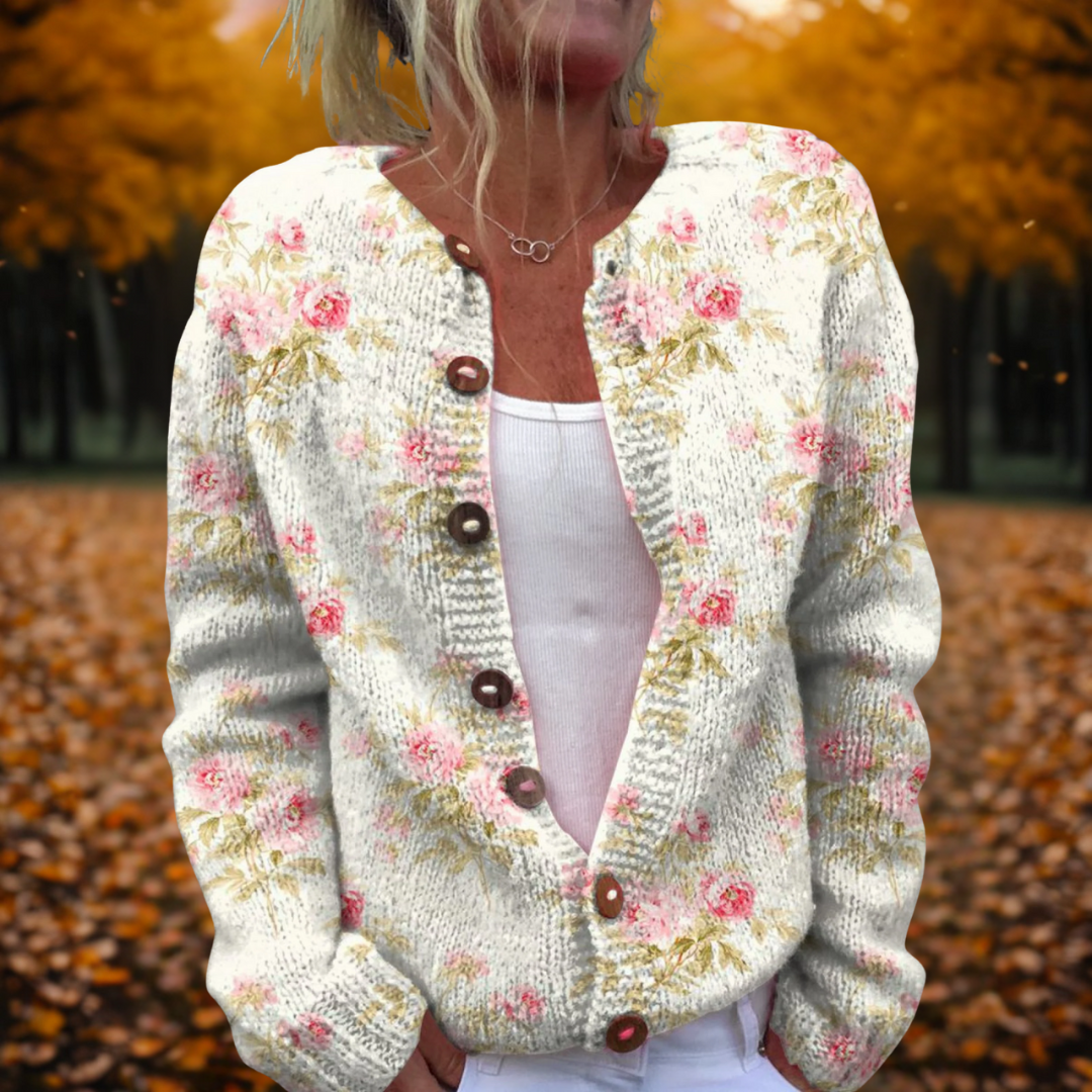 Women's Flowy Open-Front Cardigan by Selouva
