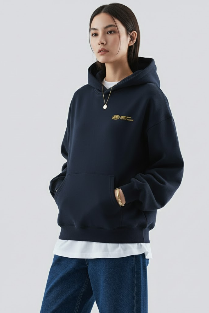 Fiona Women's Hoodie With Front Print And Pullover Design by Selouva