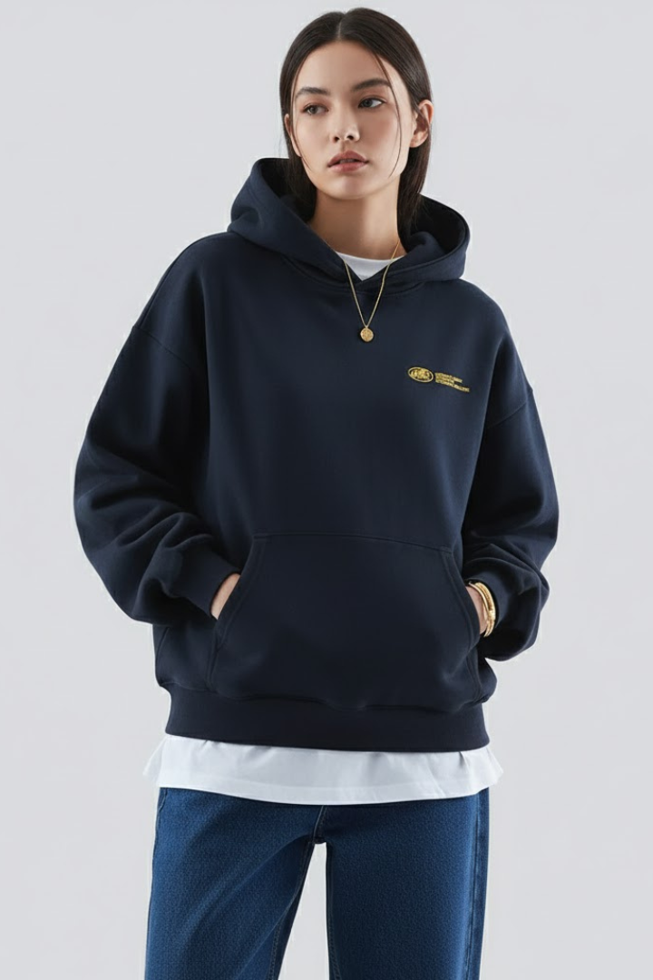 Fiona Women's Hoodie With Front Print And Pullover Design by Selouva