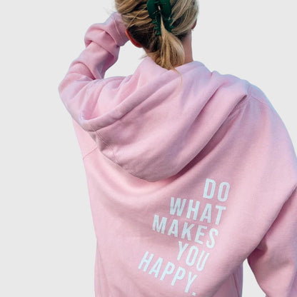 Lucy Oversized Bliss Hoodie Do What Makes You Happy by Selouva