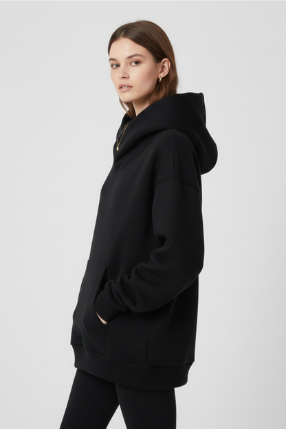 Gabriella Women's Hoodie With High Neck And Wide Hood by Selouva