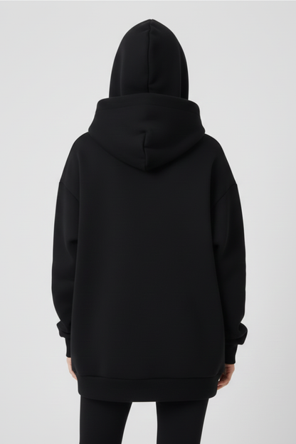 Gabriella Women's Hoodie With High Neck And Wide Hood by Selouva