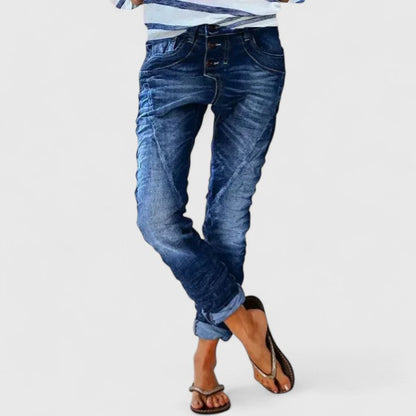 Erin Comfortable Distressed Denim Jeans For Women Everyday Wear by Selouva