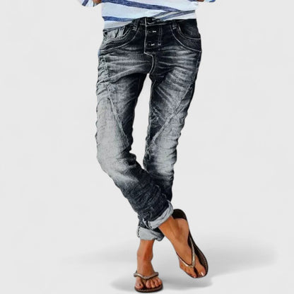 Erin Comfortable Distressed Denim Jeans For Women Everyday Wear by Selouva