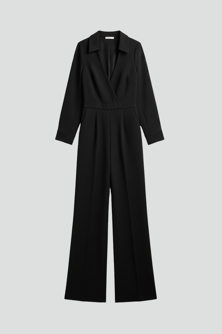 Women's Jumpsuit Collared for Work by Selouva