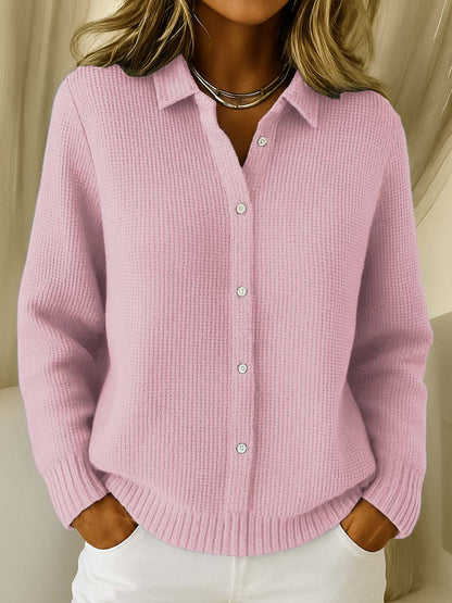 Women's Knit Cardigan Button Front by Selouva