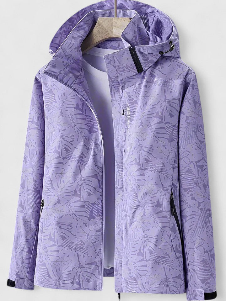 Women's Lightweight Jacket with Removable Hood for Outdoors by Selouva
