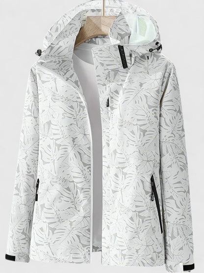 Women's Lightweight Jacket with Removable Hood for Outdoors by Selouva