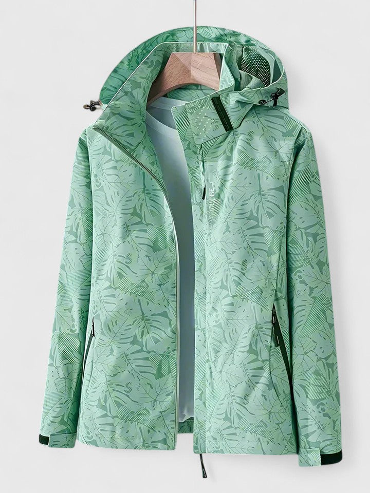 Women's Lightweight Jacket with Removable Hood for Outdoors by Selouva