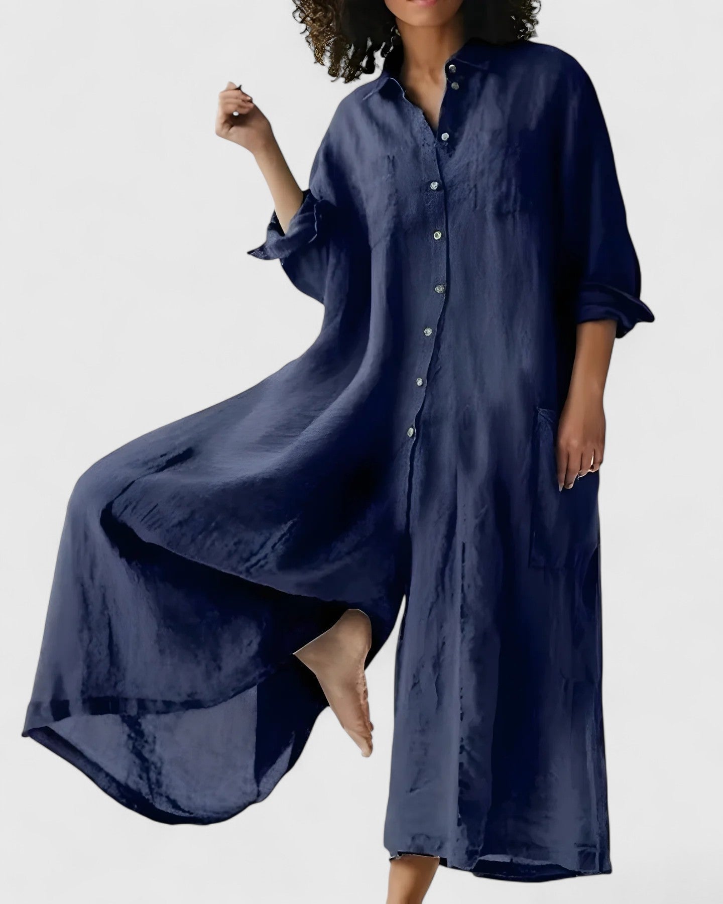 Women's Lightweight Jumpsuit Dress for Summer by Selouva