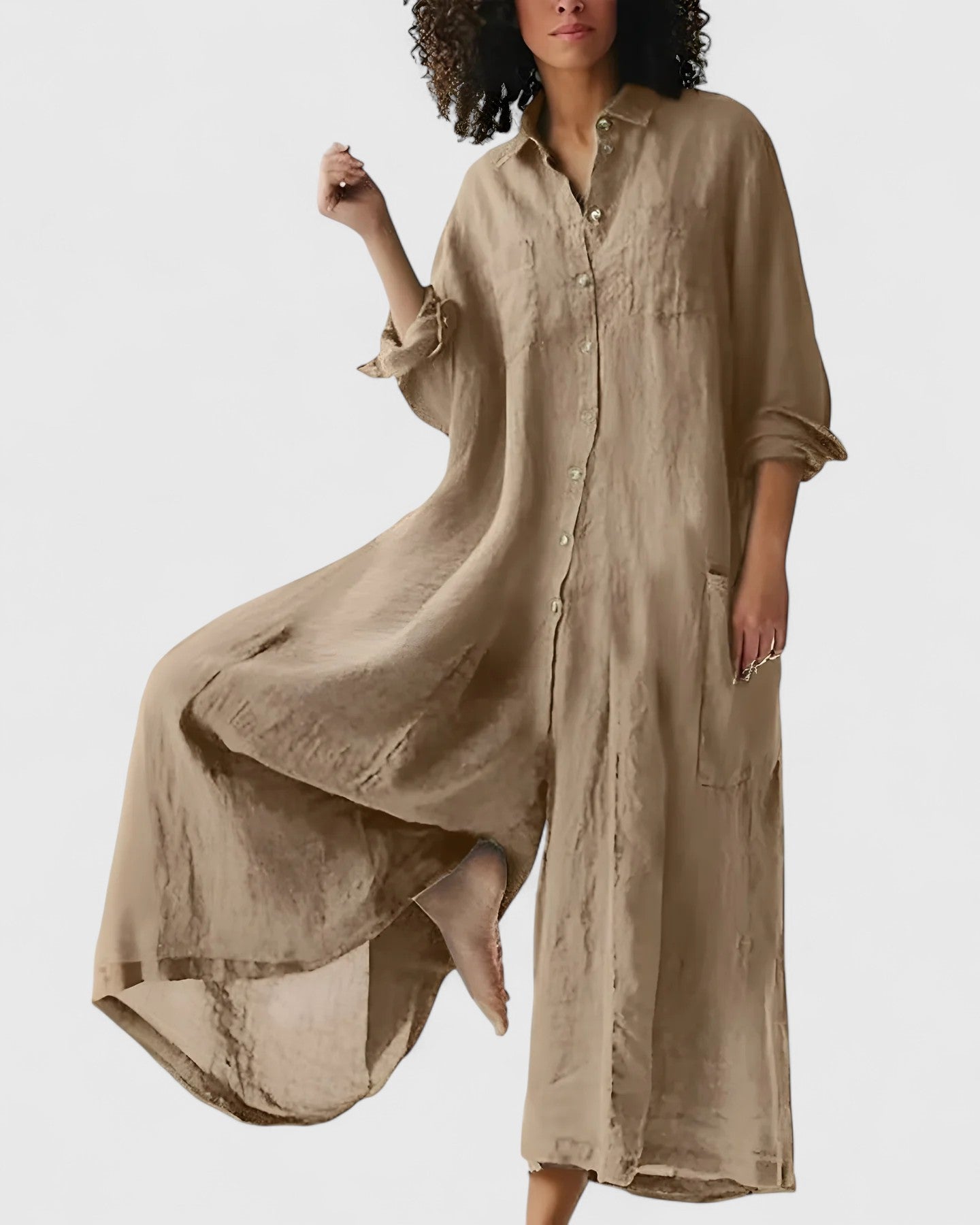 Women's Lightweight Jumpsuit Dress for Summer by Selouva