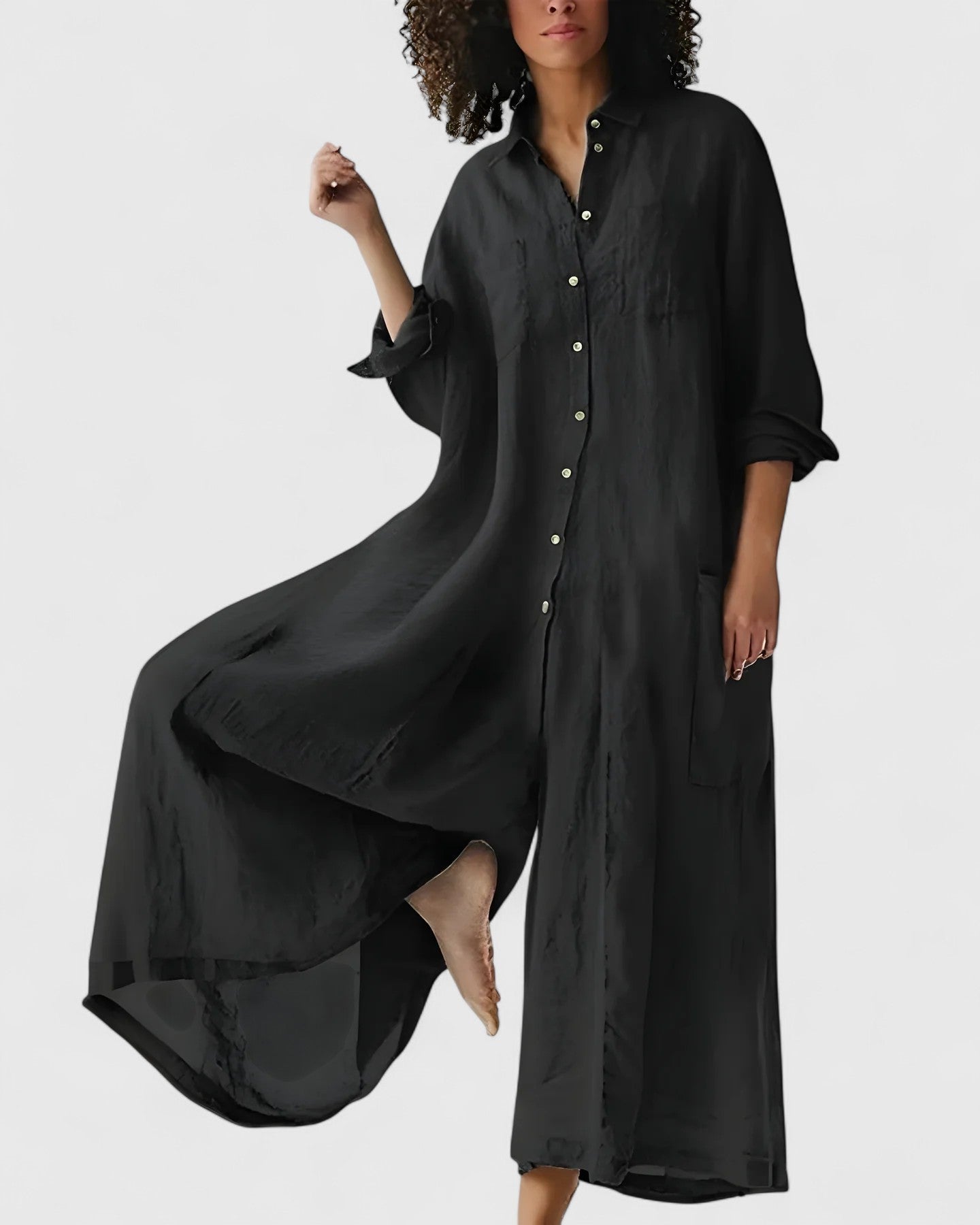 Women's Lightweight Jumpsuit Dress for Summer by Selouva